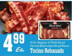 Market Basket Hormel Black Label Sliced Bacon offer