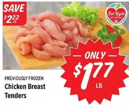 Rouses Previously Frozen Chicken Breast Tenders offer