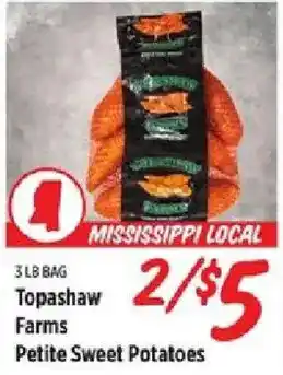 Topashaw Farms Petite Sweet Potatoes