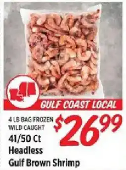 Rouses Gulf Coast Local Gulf Brown Shrimp offer