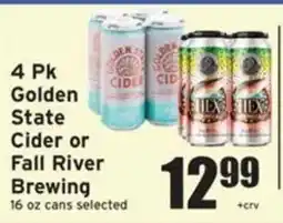 Ray's Food Golden State Cider or Fall River Brewing offer