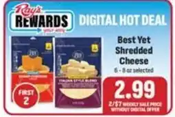 Ray's Food Ray's Rewards Best Yet Shredded Cheese offer