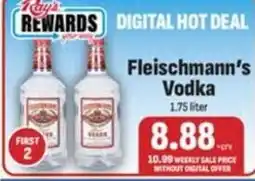 Ray's Food Fleischmann's Vodka offer