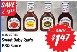 Rouses Sweet Baby Ray's BBQ Sauce offer