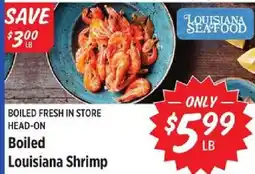 Rouses Louisiana Seafood Boiled Louisiana Shrimp offer