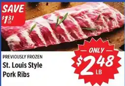 Rouses St. Louis Style Pork Ribs offer