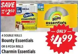 Rouses Bounty Essentials or Charmin Essentials offer