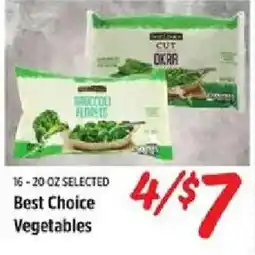 Rouses Best Choice Vegetables offer