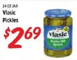 Rouses Vlasic kosher dill spears offer