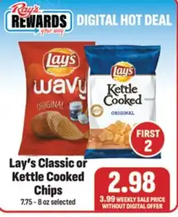Ray's Food Lay's Classic or Kettle Cooked Chips offer