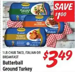 Rouses Butterball Ground Turkey offer