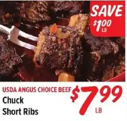 Rouses Usda angus choice beef chuck short ribs offer