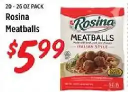 Rouses Rosina meatballs offer