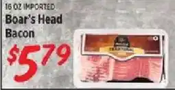 Rouses Boar's Head Bacon offer