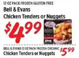 Rouses Bell & Evans chicken tenders or nuggets offer