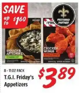 Rouses T.G.I. Friday's Appetizers offer