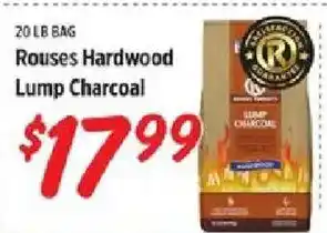 Rouses Hardwood Lump Charcoal