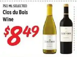 Rouses Clos du Bois Wine offer