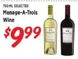 Rouses Menage-A-Trois Wine offer