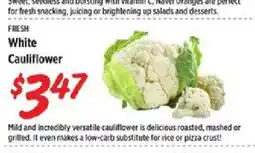 Rouses Fresh White Cauliflower offer
