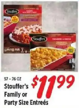 Rouses Stouffer's Family or Party Size Entrees offer
