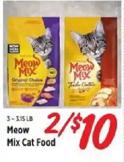 Rouses Meow Mix Cat Food offer