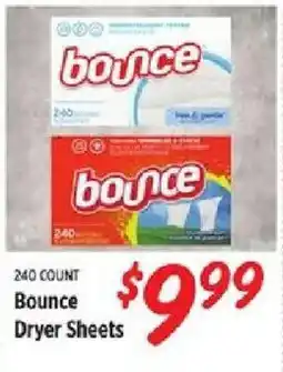 Rouses Bounce Dryer Sheets offer