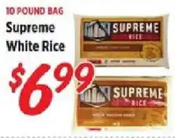 Rouses Supreme white rice offer
