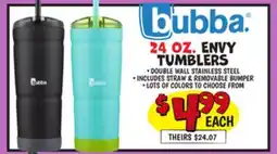 Ollie's BUBBA 24 OZ. ENVY TUMBLERS offer