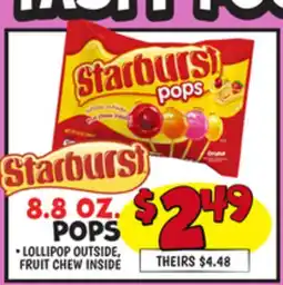 Ollie's Starburst POPS offer