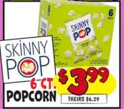 Ollie's SKINNY POP POPCORN offer