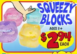 Ollie's SQUEEZY BLOCKS offer