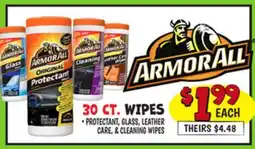 Ollie's ARMORALL 30 CT. WIPES offer