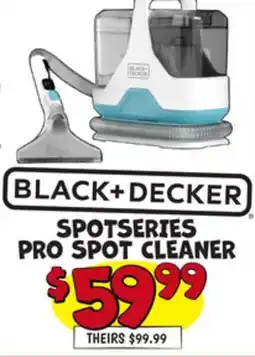 Ollie's BLACK+DECKER SPOTSERIES PRO SPOT CLEANER offer
