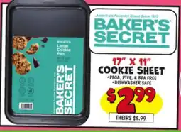 Ollie's BAKER'S SECRET 17 X 11 COOKIE SHEET offer