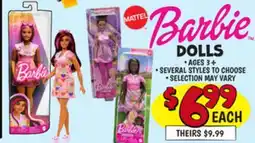 Ollie's Barbie DOLLS offer
