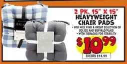 Ollie's 2 PK. 15 X 15 HEAVYWEIGHT CHAIR PADS offer