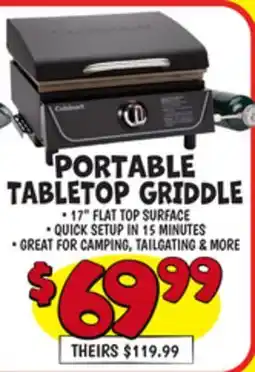 Ollie's Cuisinart PORTABLE TABLETOP GRIDDLE offer