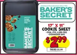 Ollie's BAKER'S SECRET COOKIE SHEET offer