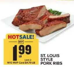 Food Lion St. Louis Style Pork Ribs offer