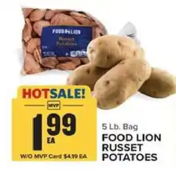 Food Lion FOOD LION RUSSET POTATOES offer
