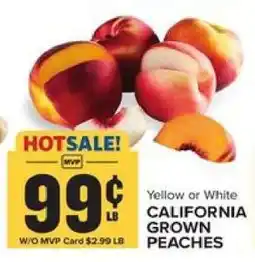 Food Lion CALIFORNIA GROWN PEACHES offer
