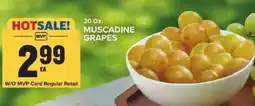 Food Lion Muscadine Grapes offer