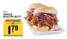 Food Lion Pork Whole Boston Butt offer
