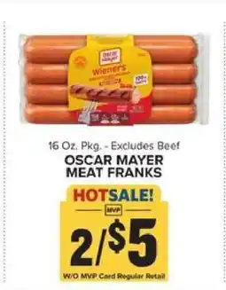 Food Lion Oscar Mayer Meat Franks offer