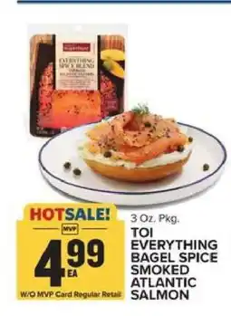 Food Lion TOI EVERYTHING BAGEL SPICE SMOKED ATLANTIC SALMON offer