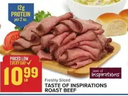 Food Lion TASTE OF INSPIRATIONS ROAST BEEF offer
