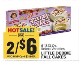 Food Lion Little Debbie Fall Cakes offer