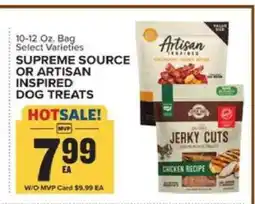 Food Lion SUPREME SOURCE OR ARTISAN INSPIRED DOG TREATS offer