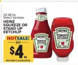 Food Lion HEINZ SQUEEZE OR STAND UP KETCHUP offer